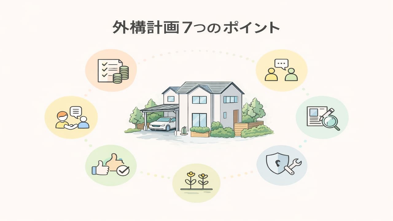 杉並区外構計画をするときに押さえたい7つのポイント