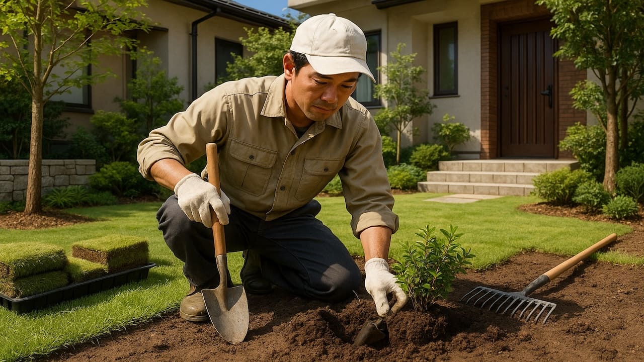 西村は外構工事の専門業者