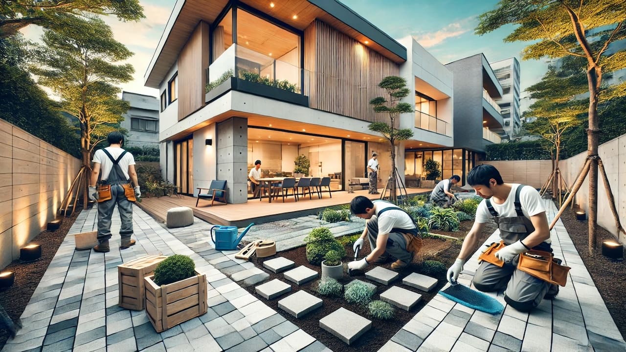 西川技建は外構工事の専門業者