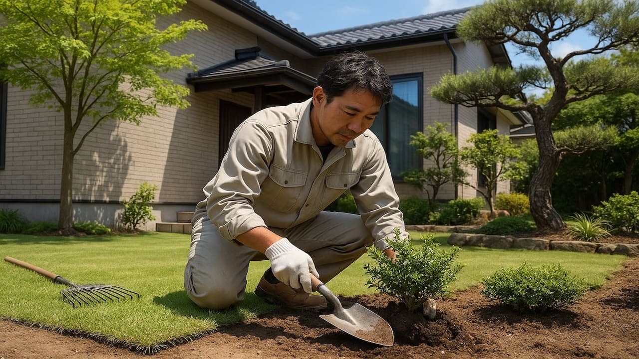 竹内緑地は外構工事の専門業者