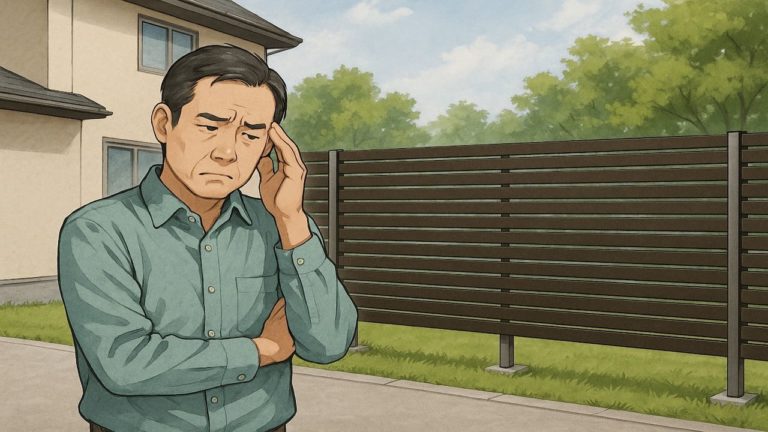 外構フェンスの費用に悩む人