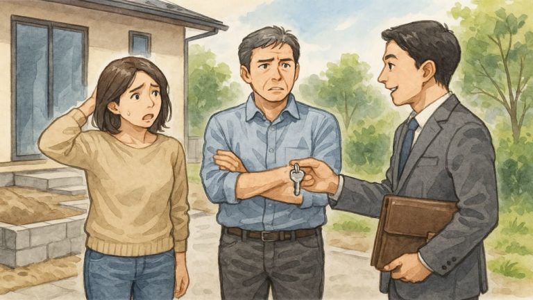 外構の引き渡しに悩む夫婦