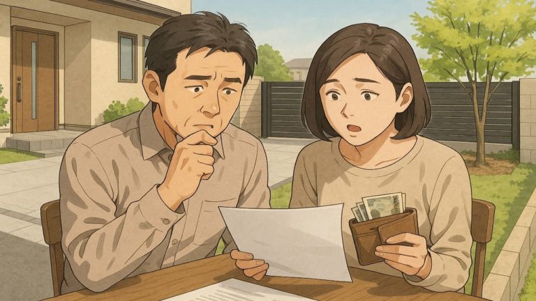 外構のフィローム費用に驚く夫婦