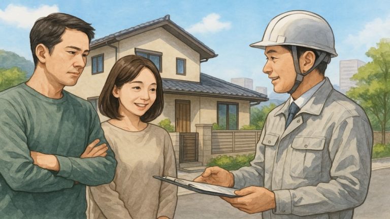 明石市の外構費用に悩む夫婦