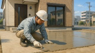 【尼崎市】土間コン×カーポートの費用と失敗しない選び方 尼崎市の外構や庭に土間コンクリートを施工した画像