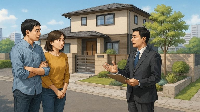 安城市の外構費用に悩む夫婦