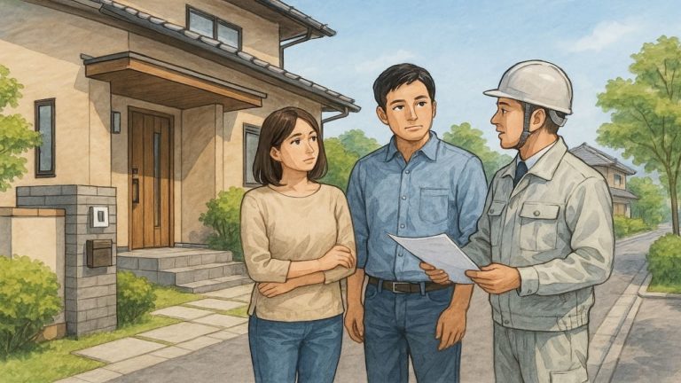 大東市の外構費用に悩む夫婦