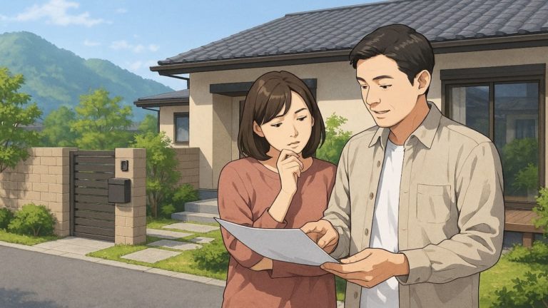 愛媛県の外構費用に悩む夫婦