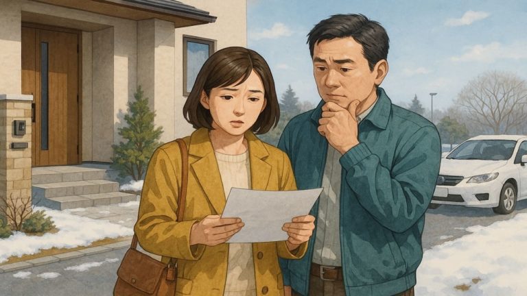 恵庭市の外構費用に悩む夫婦