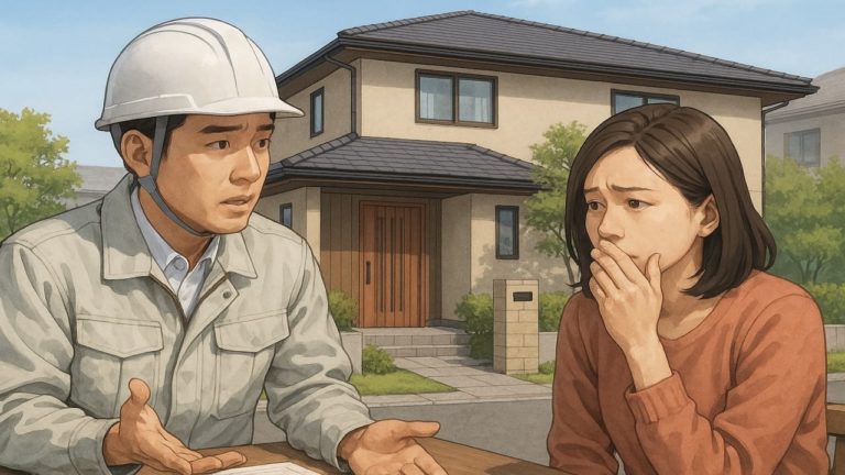 外構のクレーム対策に悩む女性