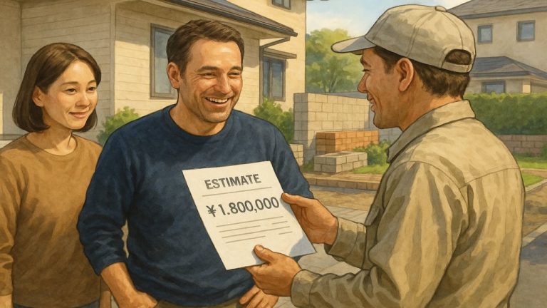 180万円の外構見積もり