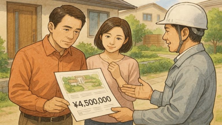 450万円の外構見積もり