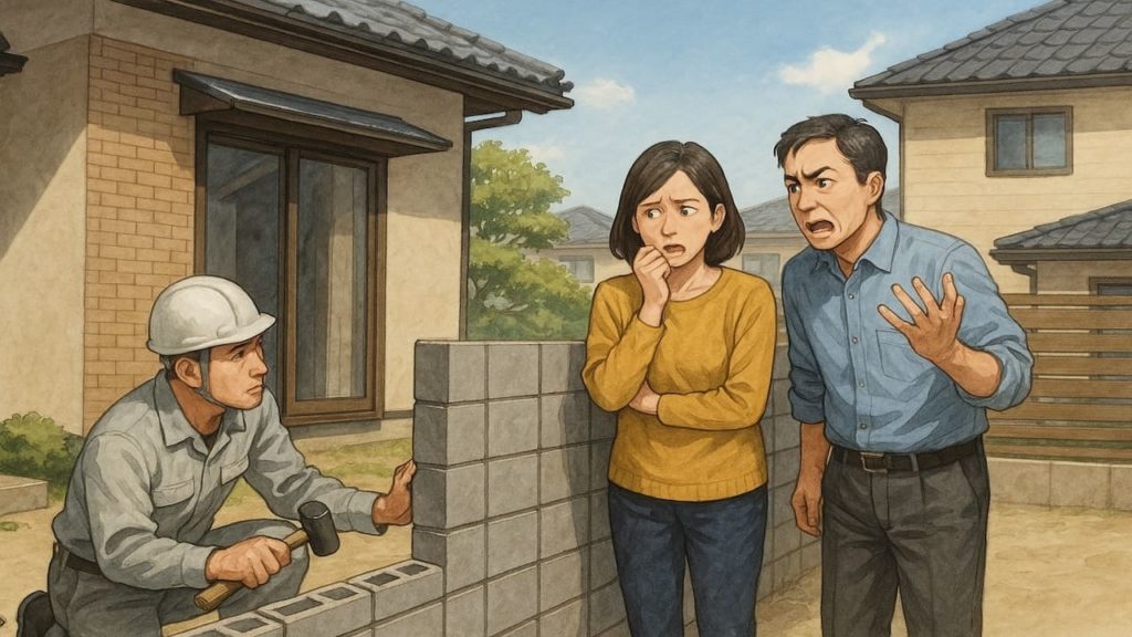 外構でよく起こる隣地トラブルの画像