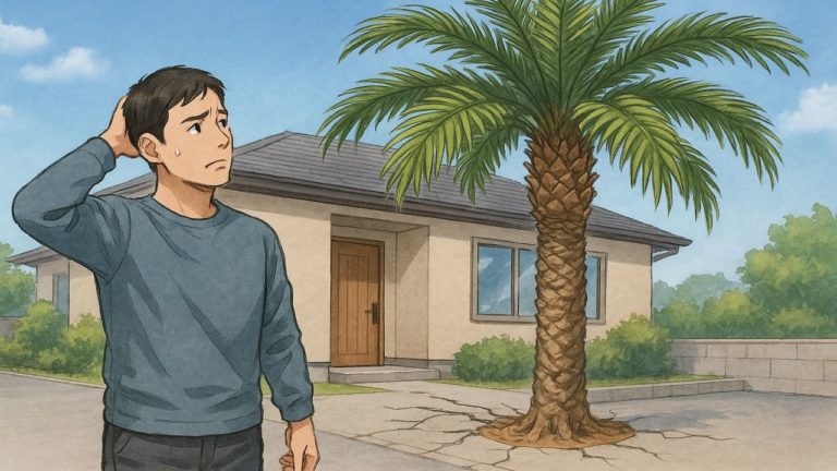 外構に植えるヤシの木の注意点