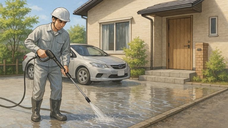 外構駐車場の水はけ問題