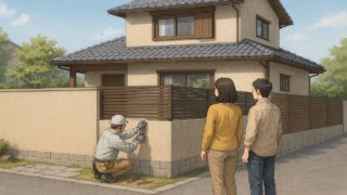 外構プライバシーの確保に悩む夫婦