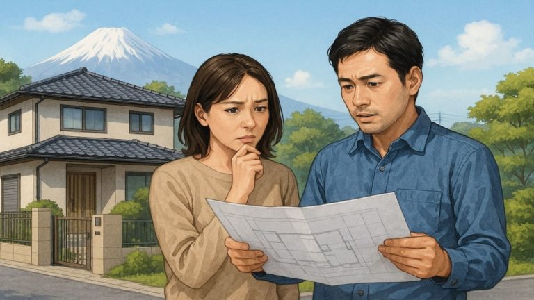 富士見市の外構費用に悩む夫婦