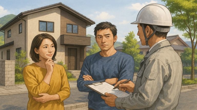 廿日市市の外構費用に悩む夫婦