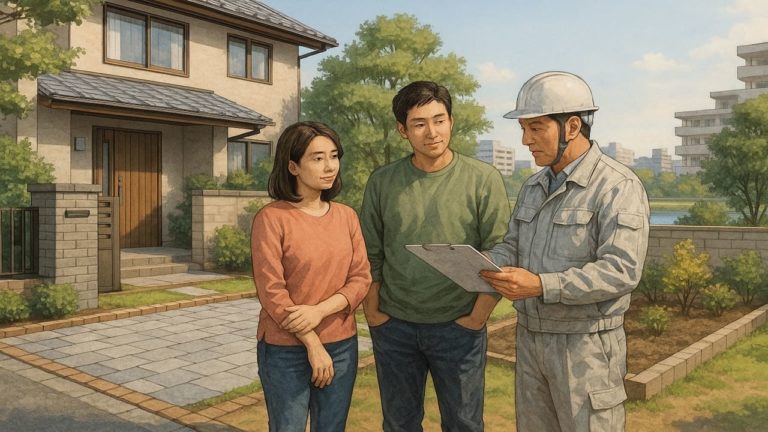 市川市の外構費用に悩む夫婦