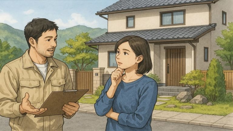 飯田市の外構費用に悩む夫婦