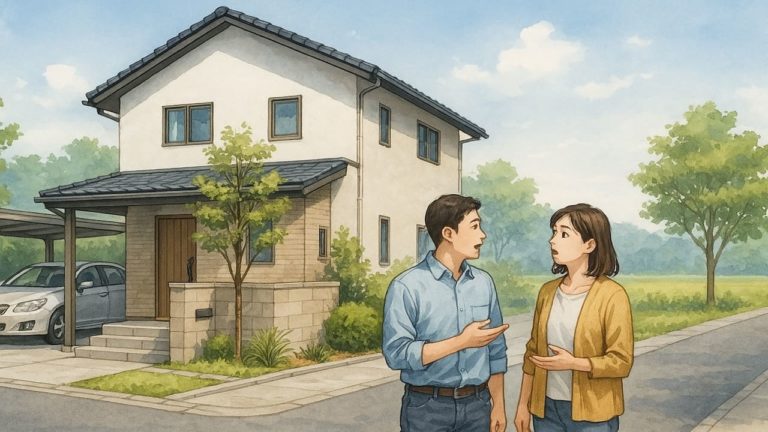 磐田市の外構費用に悩む夫婦