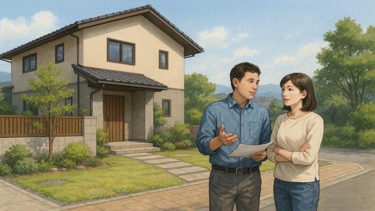 各務原市の外構費用に悩む夫婦