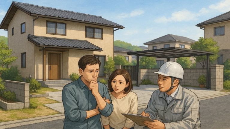 加古川市の外構費用に悩む夫婦