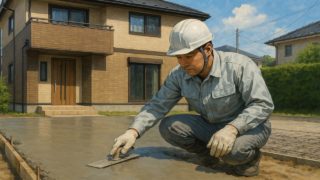 【神奈川県】土間コン工事の流れと費用の内訳を解説 神奈川県の外構や庭に土間コンクリートを施工した画像