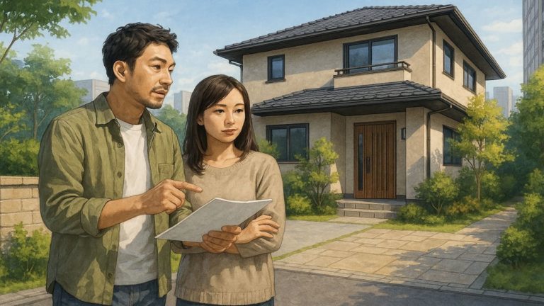 国分寺市の外構費用に悩む夫婦