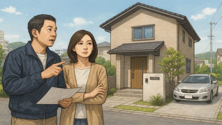 郡山市の外構費用に悩む夫婦