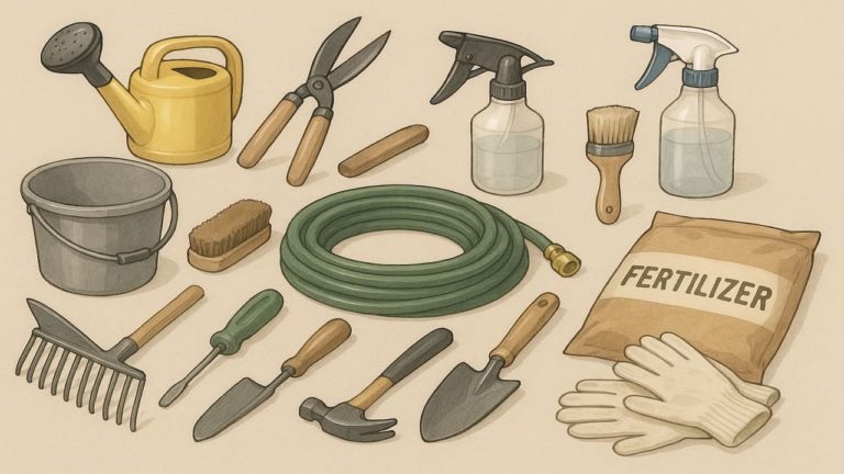 外構で使えるメンテナンス道具