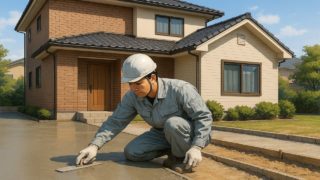 【知らなきゃ損】丸亀市で土間コンを安くする見積もりテクとは? 丸亀市の外構や庭に土間コンクリートを施工した画像