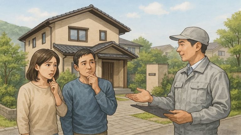 箕面市の外構費用に悩む夫婦