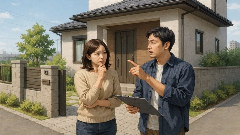 三郷市の外構費用に悩む夫婦