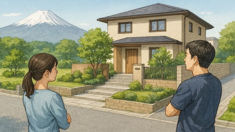 三島市の外構費用に悩む夫婦