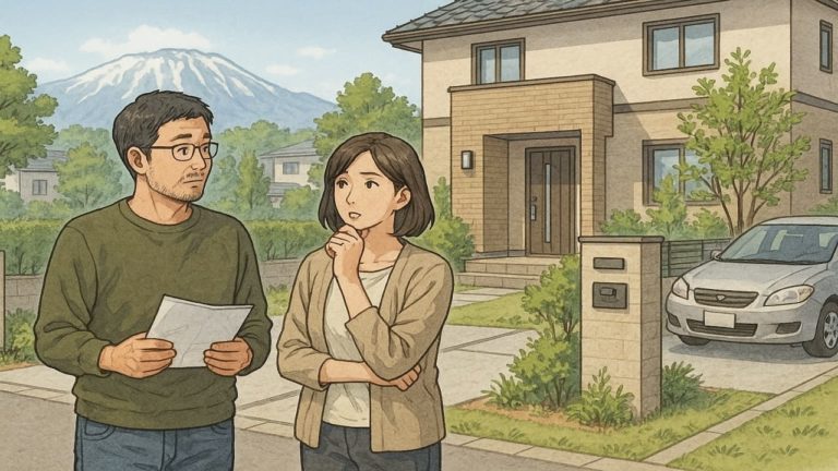 盛岡市の外構費用に悩む夫婦