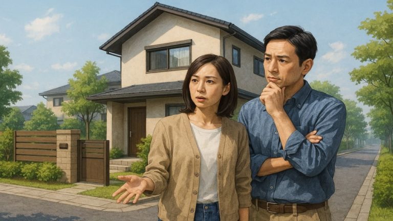 流山市の外構費用に悩む夫婦