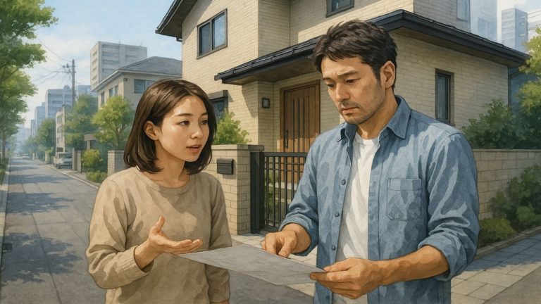 中野区の外構費用に悩む夫婦