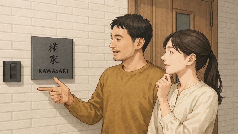 新築表札のおすすめレイアウトを考える夫婦