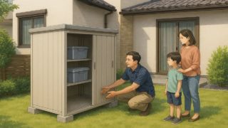 小型物置は本当に使える?後悔しないためのチェックリスト 小型物置に満足する家族
