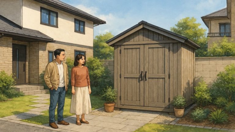 おしゃれな物置の画像