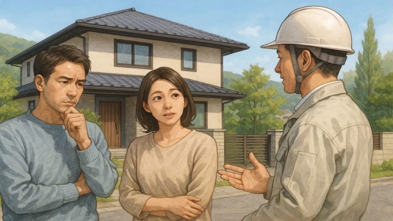 宝塚市の外構費用に悩む夫婦