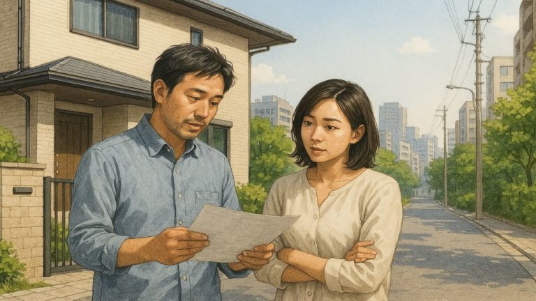 豊島区の外構費用に悩む夫婦