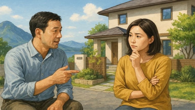 鳥取県の外構費用に悩む夫婦