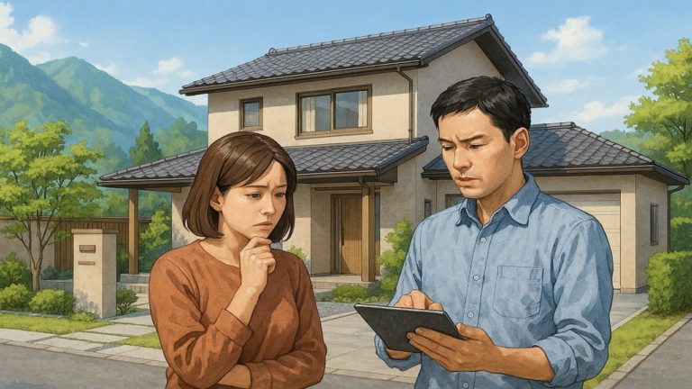 富山県の外構費用に悩む夫婦