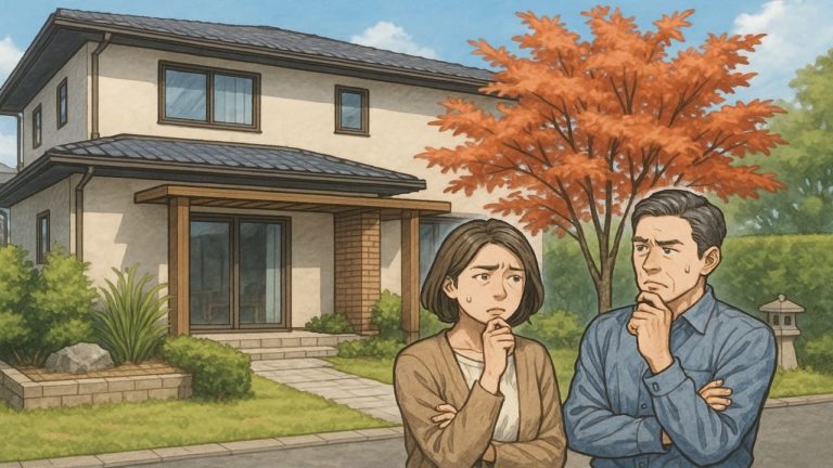 植えてはいけない木に悩む夫婦