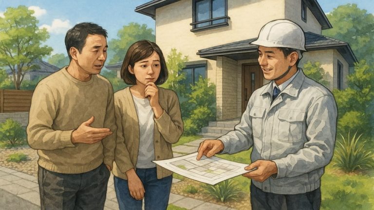 津市の外構費用に悩む夫婦