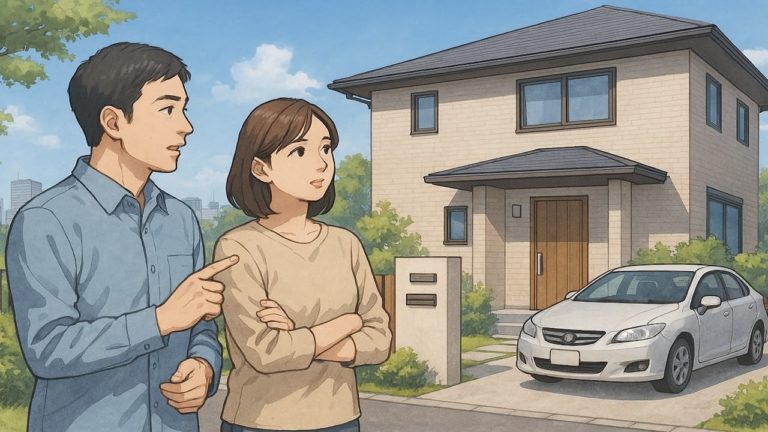 土浦市の外構費用に悩む夫婦