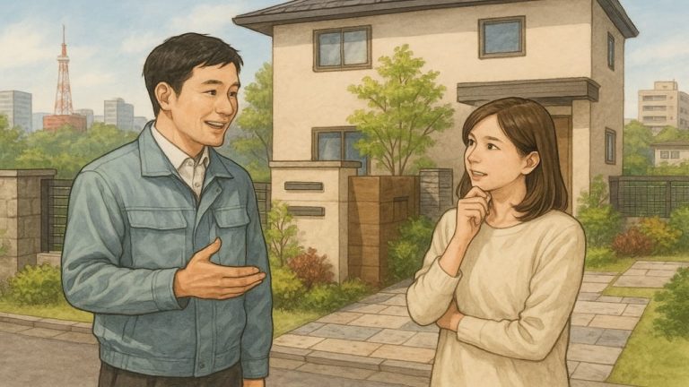 宇部市の外構費用に悩む女性