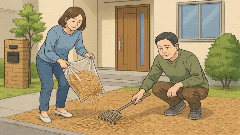 外構でのウッドチップの使い方
